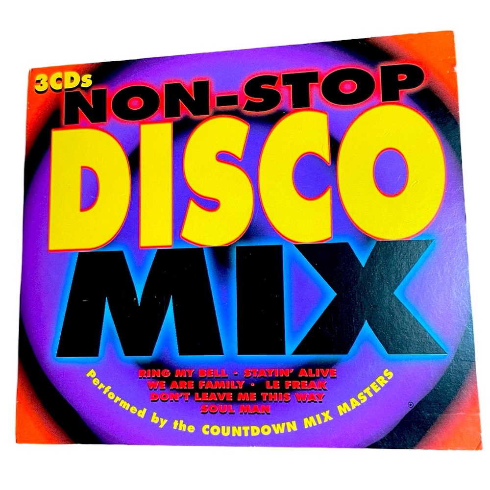 Non Stop Disco Mix 3 CD disc set performed by Countdown Mix Masters 36 hit songs
